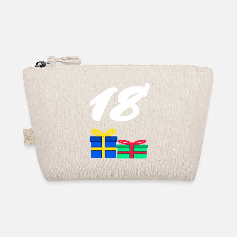 geschenkbox, 18 geschenke bunt Bio-Täschchen