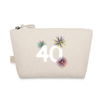 frauen apparel, 40 buntes Feuerkerk - Bio-Täschchen - Natur - Vorne