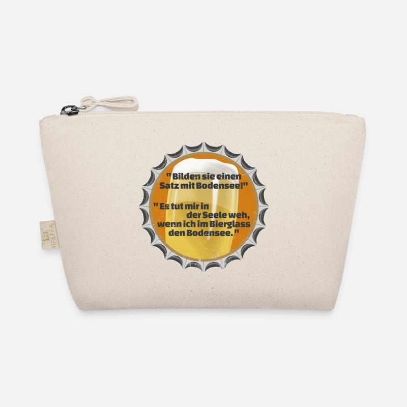 KRONKORKEN BIERDECKEL SPRUCH BODENSEE Bio-Täschchen