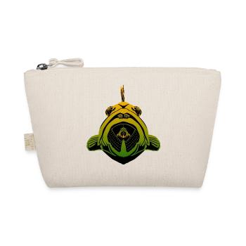 Zackenbarsch Angler Design - Bio-Täschchen - Natur - Vorne