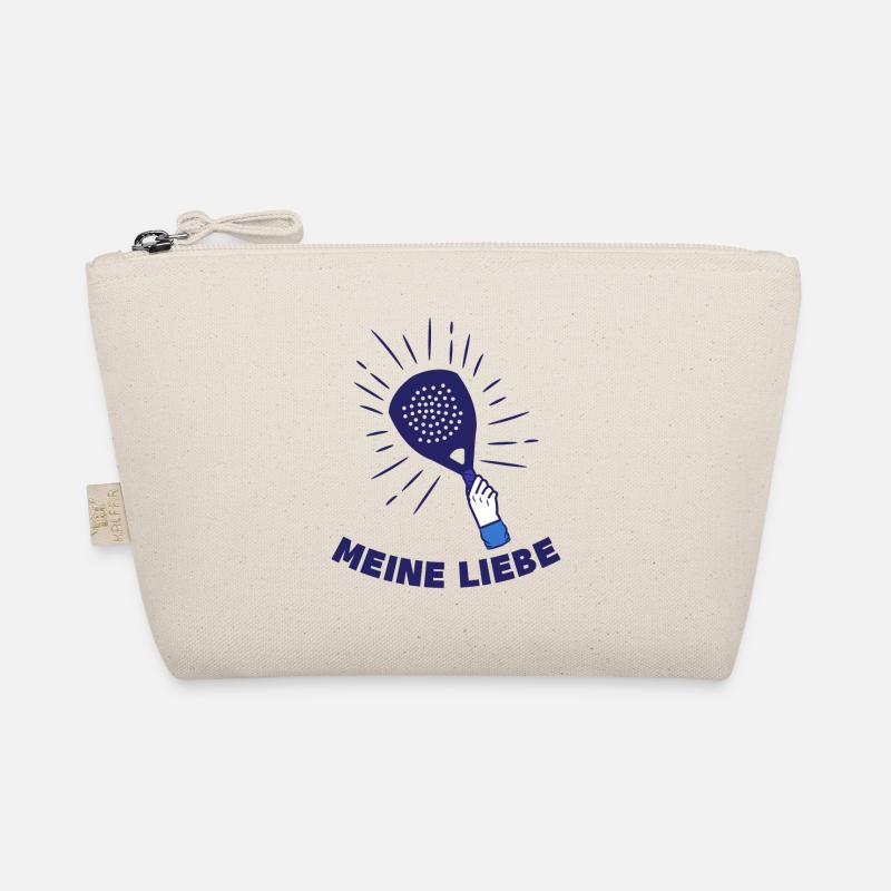 Schläger Spieler Padel Turnier Statement Sportart Bio-Täschchen