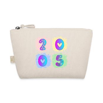 Year of birth 2005 - 21st birthday - Organic Pouch - nature - Front