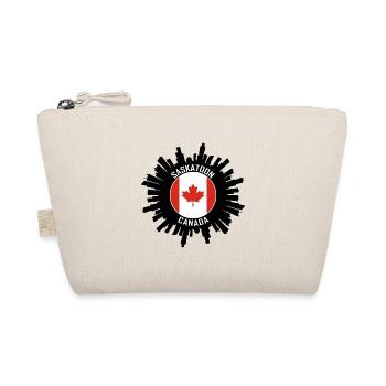 Saskatoon Skyline Canada Flag Souvenir de voyage - Trousse biologique - nature - Devant