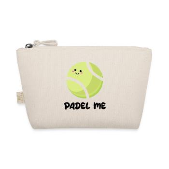 Spieler Statement Bälle Sportart Padel Tennis - Bio-Täschchen - Natur - Vorne