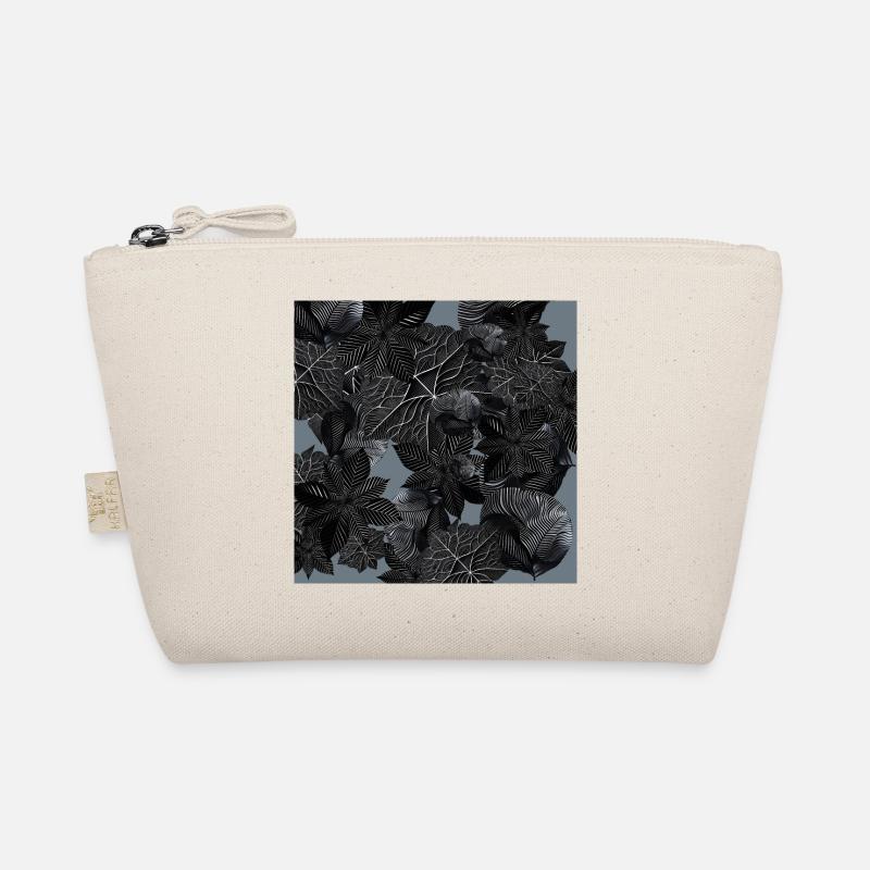 Feuilles monochromes sur fond bleu Trousse biologique