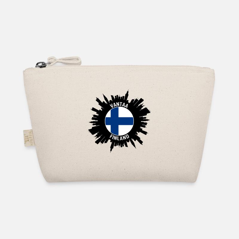 Vantaa Skyline Finland Flag Souvenir de voyage Trousse biologique