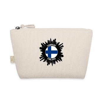 Tampere Skyline Finland Flag Souvenir de voyage - Trousse biologique - nature - Devant