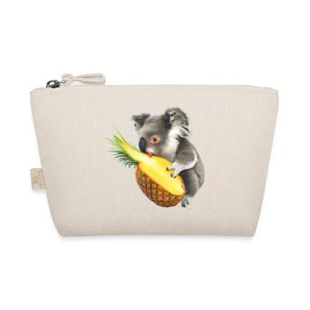 Koala and pineapple - Organic Pouch - nature - Front