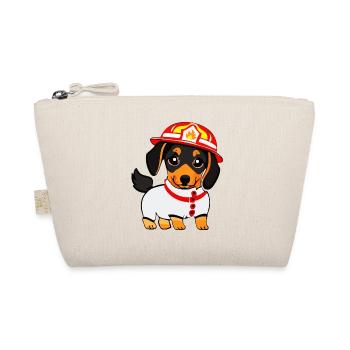 Dachshund en tant que pompier - Trousse biologique - nature - Devant