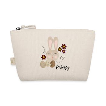 Design de lapin de Pâques Be Hoppy Cute - Trousse biologique - nature - Devant