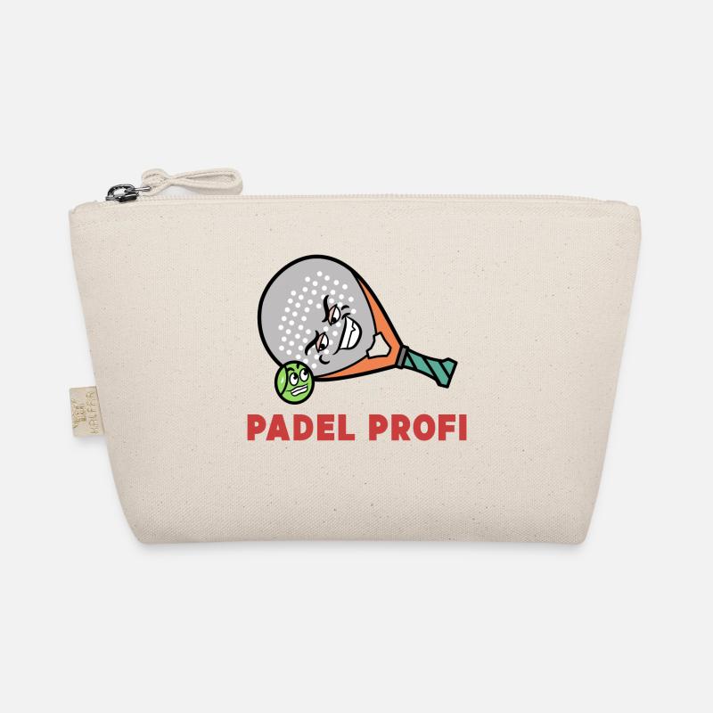 Padelspiel Racket Ball Statement Freizeit Padel Bio-Täschchen