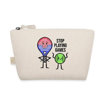 Joueur de Padel Raquette Déclaration Balles Jeu de Padel - Trousse biologique - nature - Devant