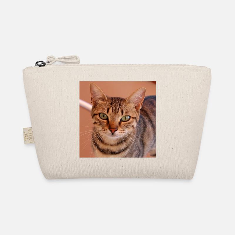 Katze Kätzchen Poster quadratisch Katzenposter - Bio-Täschchen - Natur