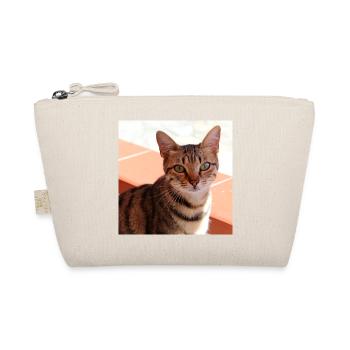 Katze Kätzchen Poster quadratisch Katzenposter - Bio-Täschchen - Natur - Vorne