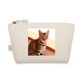 Katze Kätzchen Poster quadratisch Katzenposter - Bio-Täschchen - Natur - Vorne