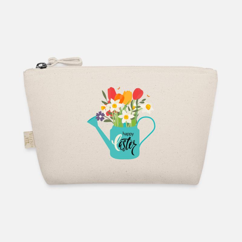 Happy Easter | Gießkanne mit Osterglocken Bio-Täschchen