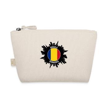 Braila Skyline Roumanie Flag Souvenir de voyage - Trousse biologique - nature - Devant