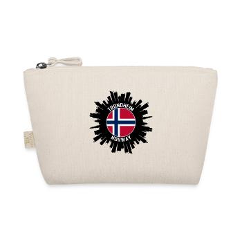 Trondheim Skyline Norvège Flag Souvenir de voyage - Trousse biologique - nature - Devant