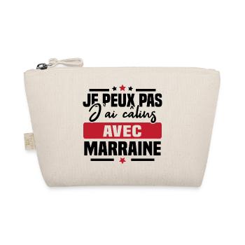Je peux pas j'ai câlins avec marraine - Trousse biologique - nature - Devant