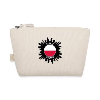 Zabrze Skyline Polen Flagge Reise-Souvenir - Bio-Täschchen - Natur - Vorne