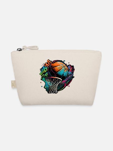 Graffiti de basket-ball coloré - Trousse biologique - nature - Devant