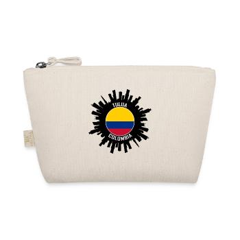 Tulua Skyline Kolumbien Flagge Reise-Souvenir - Bio-Täschchen - Natur - Vorne