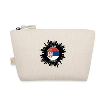 Zemun Skyline Serbie Flag Souvenir de voyage - Trousse biologique - nature - Devant