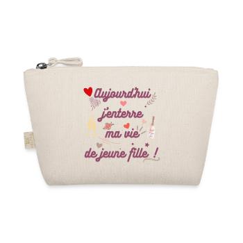 EVJF future mariée. Enterrement vie célibataire - Trousse biologique - nature - Devant