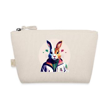 Bunny, Easter Bunny - Organic Pouch - nature - Front