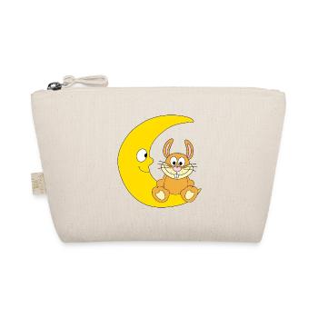 HASE - MOND - TIER - KIND - BABY - Bio-Täschchen - Natur - Vorne
