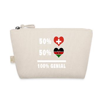 Kenya et Suisse 100% Drapeau Génial - Trousse biologique - nature - Devant