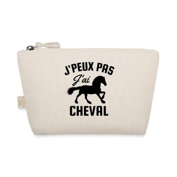 Je peux pas j'ai cheval - Trousse biologique - nature - Devant