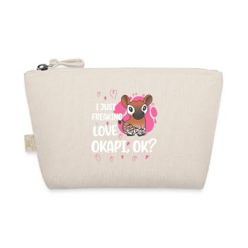 I love okapi - Organic Pouch - nature - Front