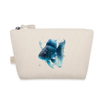 Realistischer Fisch aus Wasser - Bio-Täschchen - Natur - Vorne