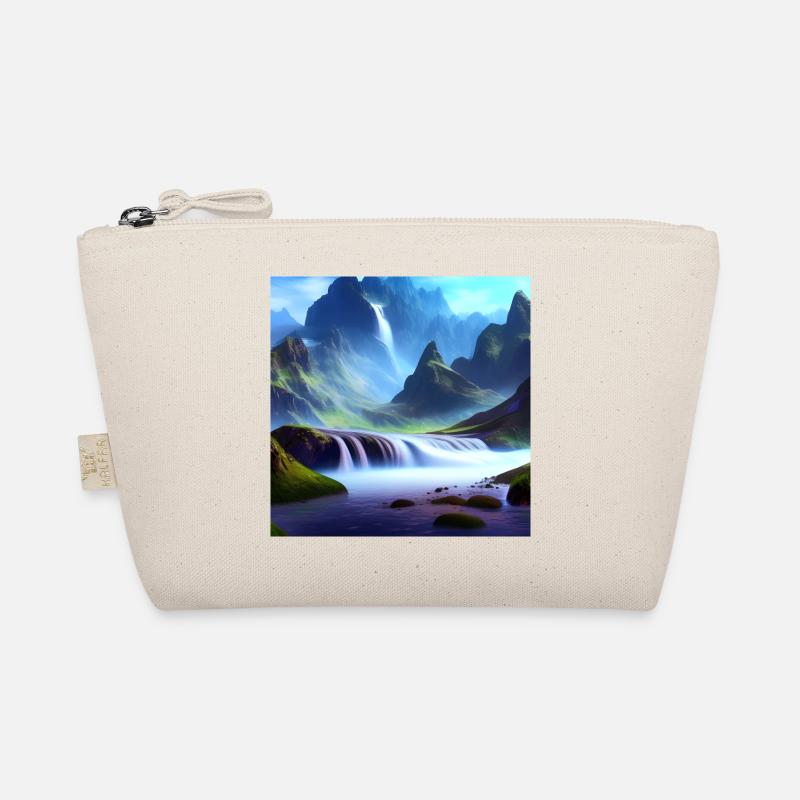 Waterfall and Berge_01 - Organic Pouch - nature