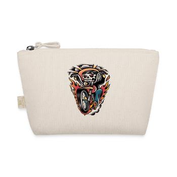Biker old-school tattoo art - Organic Pouch - nature - Front