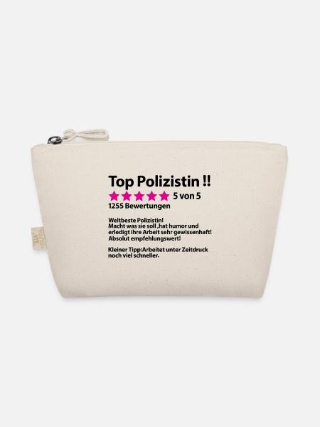 Polizistin Abschied Ruhestand Sprüche für Kollegin - Bio-Täschchen - Natur