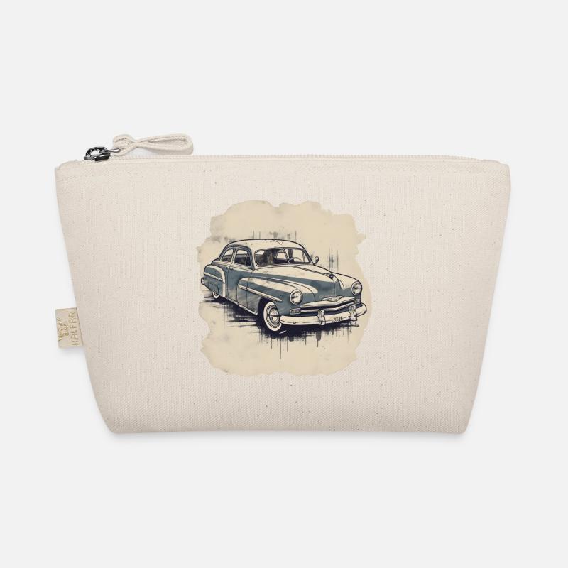 Vintage car - Organic Pouch - nature