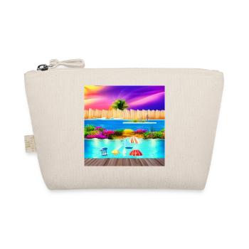 Sonniger Urlaub am Meer - Bio-Täschchen - Natur - Vorne