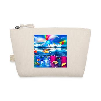 children having good time during summer holidays a - Organic Pouch - nature - Front
