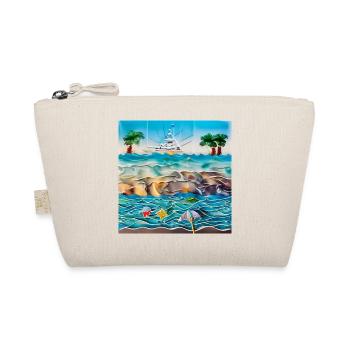 sunny day at sea side - Organic Pouch - nature - Front