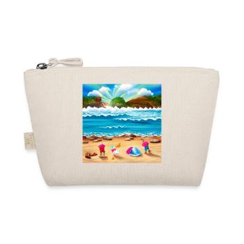 enfants jouant au bord de la mer - Trousse biologique - nature - Devant