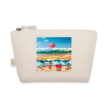Enfants jouant au bord de la mer - Trousse biologique - nature - Devant