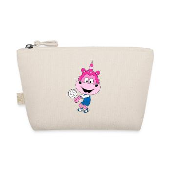 VOLLEYBALL - SPORT - EINHORN - KIND - BABY - Bio-Täschchen - Natur - Vorne