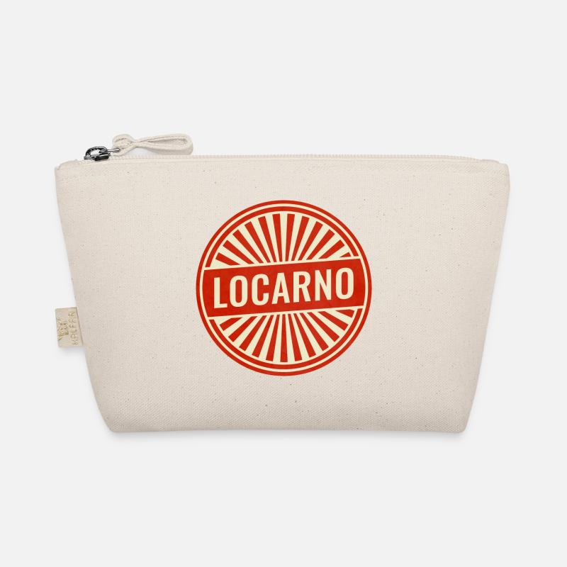 Locarno Vintage Round Logo Organic Pouch