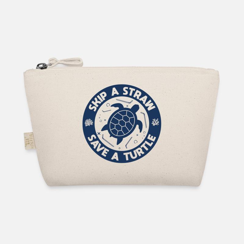 Skip a straw save a turtle Trousse biologique