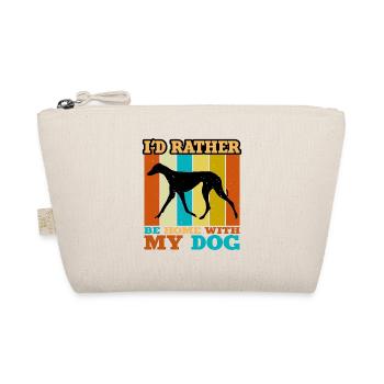 Azawakh Dog Lover Silhouette Vintage Sunset - Trousse biologique - nature - Devant