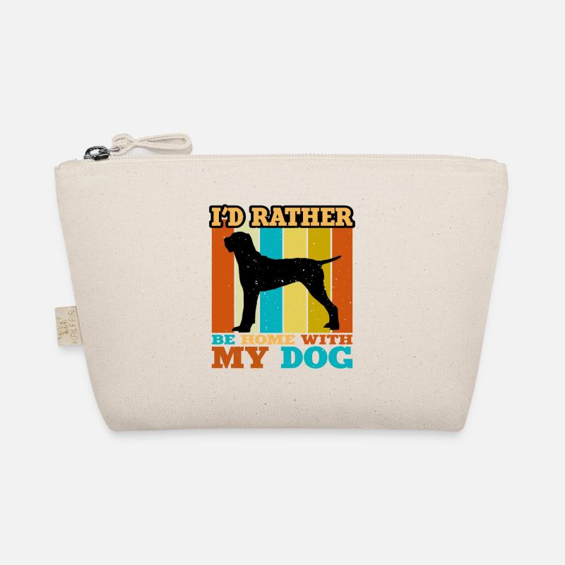 Ariège Pointer Hund Lover Silhouette Vintage Sunset Bio-Täschchen