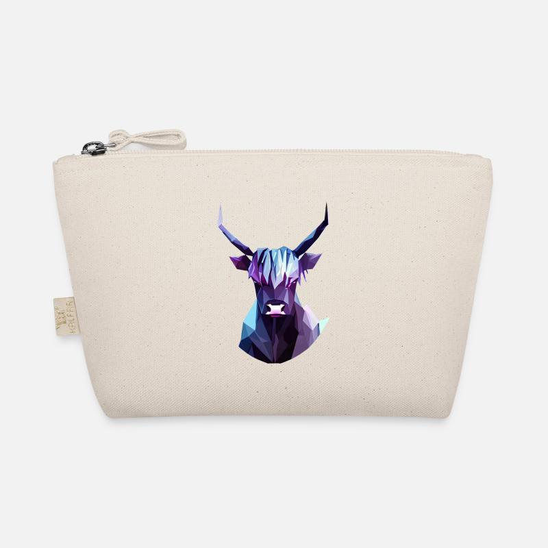 Highland Cattle Rind Polygon Bio-Täschchen