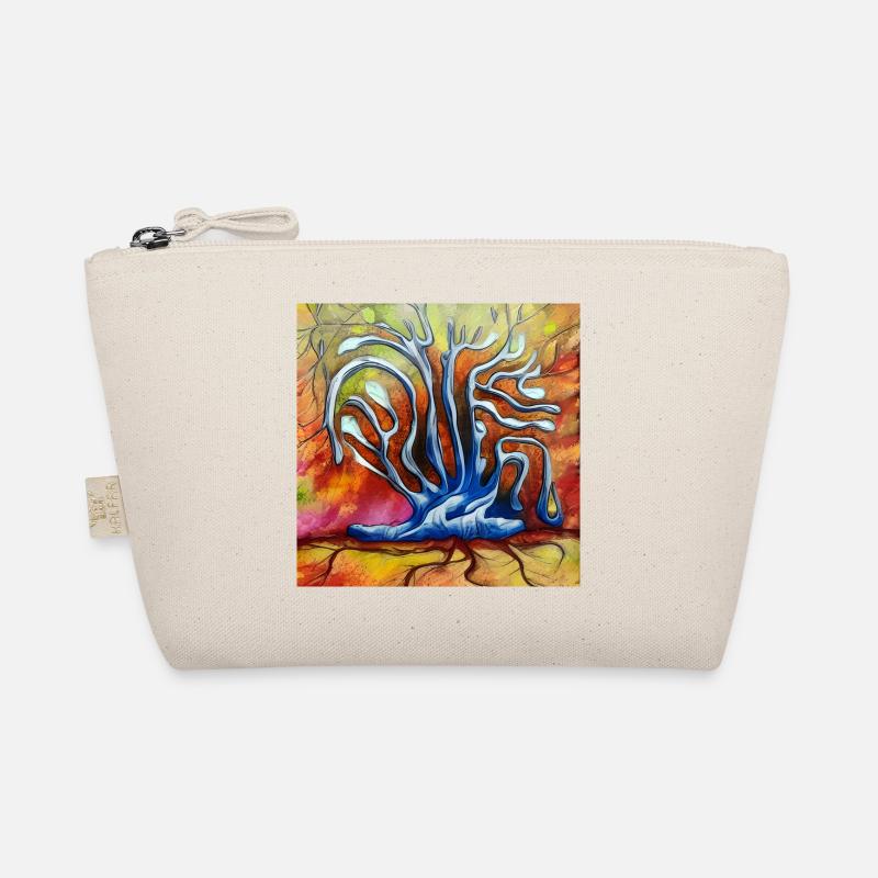 old tree during sunny summer day Organic Pouch